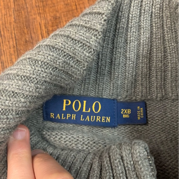 Polo Ralph Lauren men’s collared turtleneck sweater - Picture 4 of 7